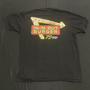 In-N-Out Burger T-Shirt Men's Large Graphic Black USA